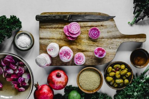 How to Increase Testosterone Naturally, different foods being prepared for a meal